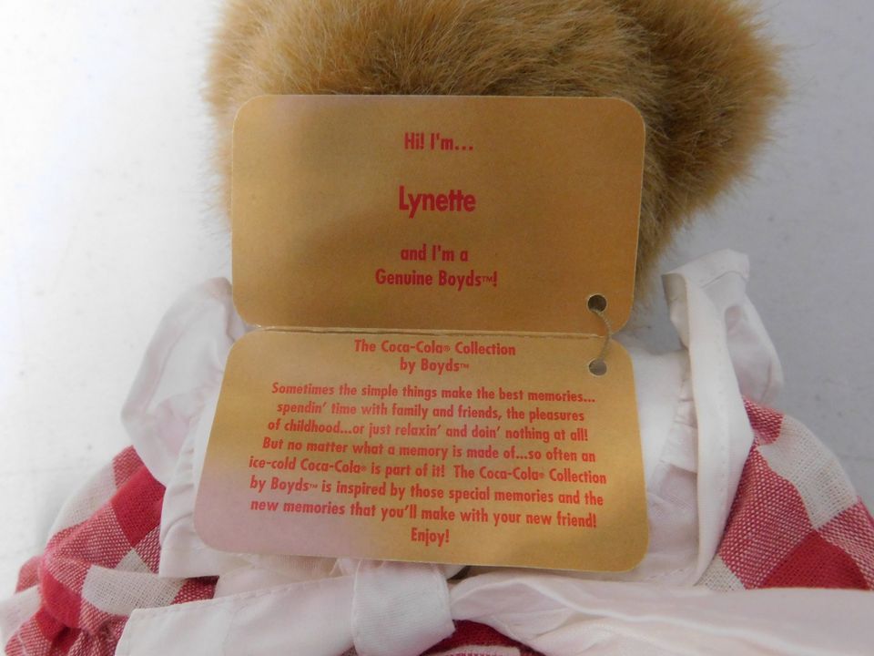 Coca-Cola Lynette Boyds Bear Coke Plush