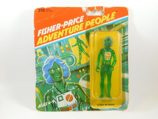 Vintage Fisher-Price Adventure People X-Ray Woman Figure