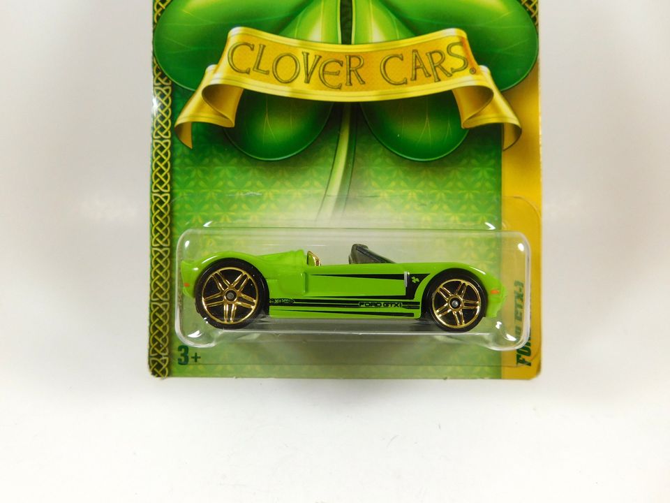 Hot Wheels Holligan and Ford GTX-1 Clover Cars