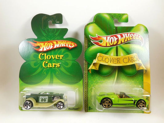 Hot Wheels Holligan and Ford GTX-1 Clover Cars