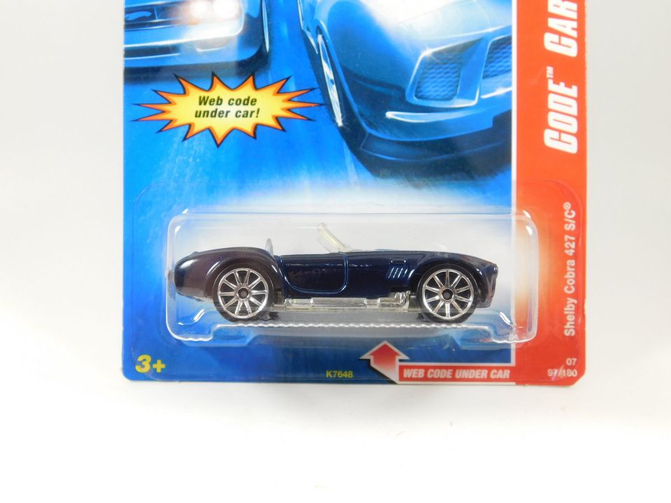 Hot Wheels Shelby Cobra 427 S/C Code Car 13 of 24