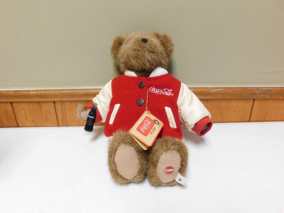 Coca-Cola Boyds Bear Collin with Letterman Jacket