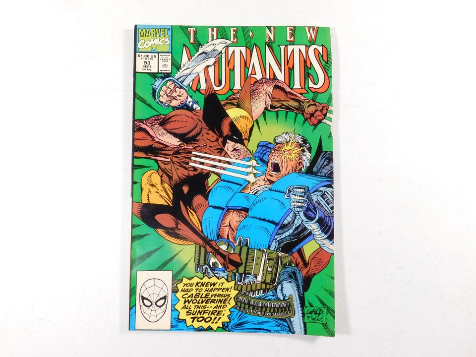 1990 The New Mutants #93 Marvel Comic Books