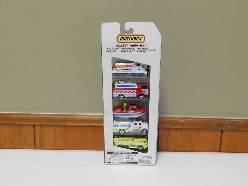 Matchbox 5 Pack Gift Set Emergency Rescue