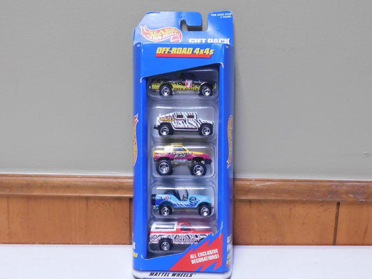Hot Wheels Off-Road 4x4s Gift Pack Excluseive Decorations