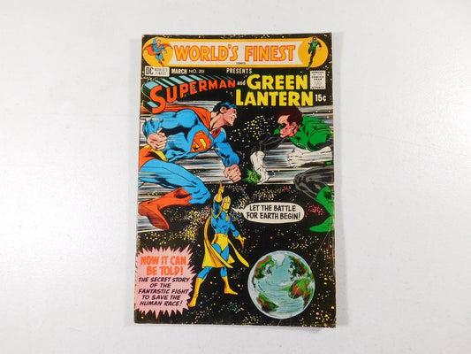 Vintage 1971 World's Finest Comics #201 Comic Book