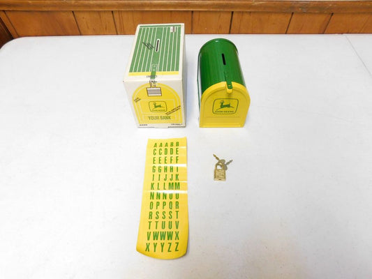 Vintage John Deere Mail Box Bank