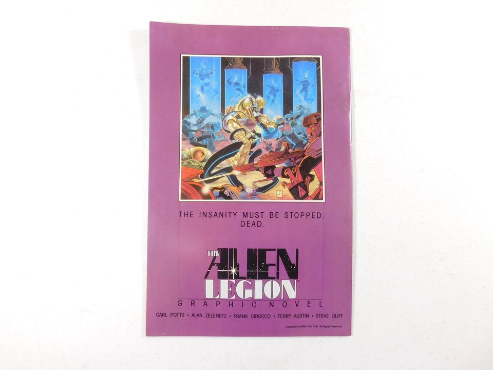 Vintage 1987 The Alien Legion #18 Comic Book