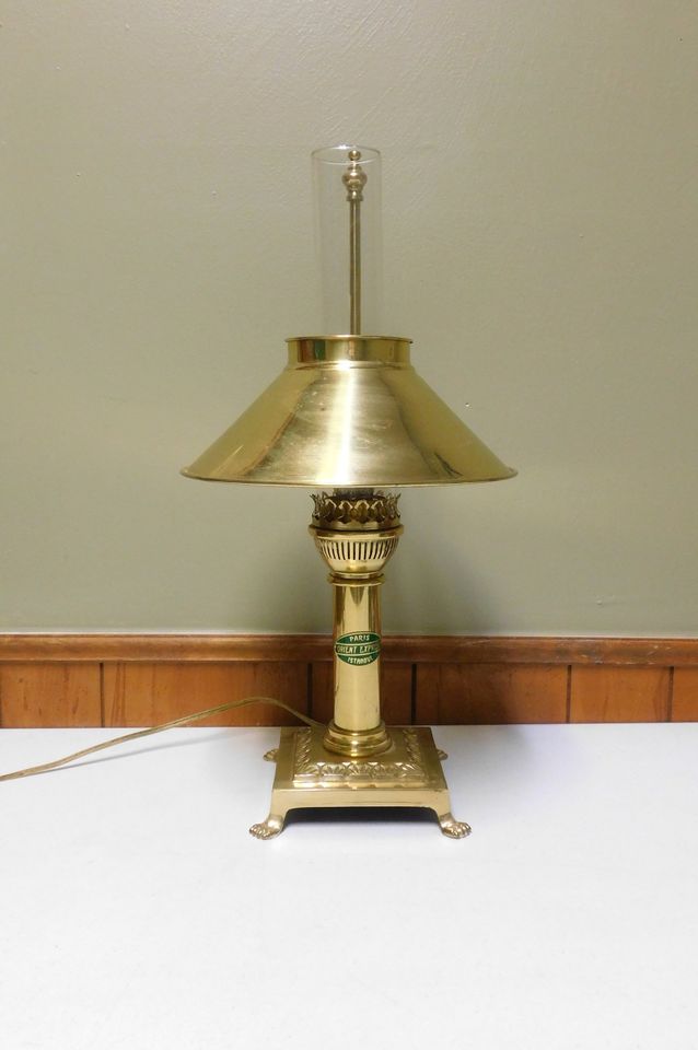 Vintage Orient Express Touch Lamp