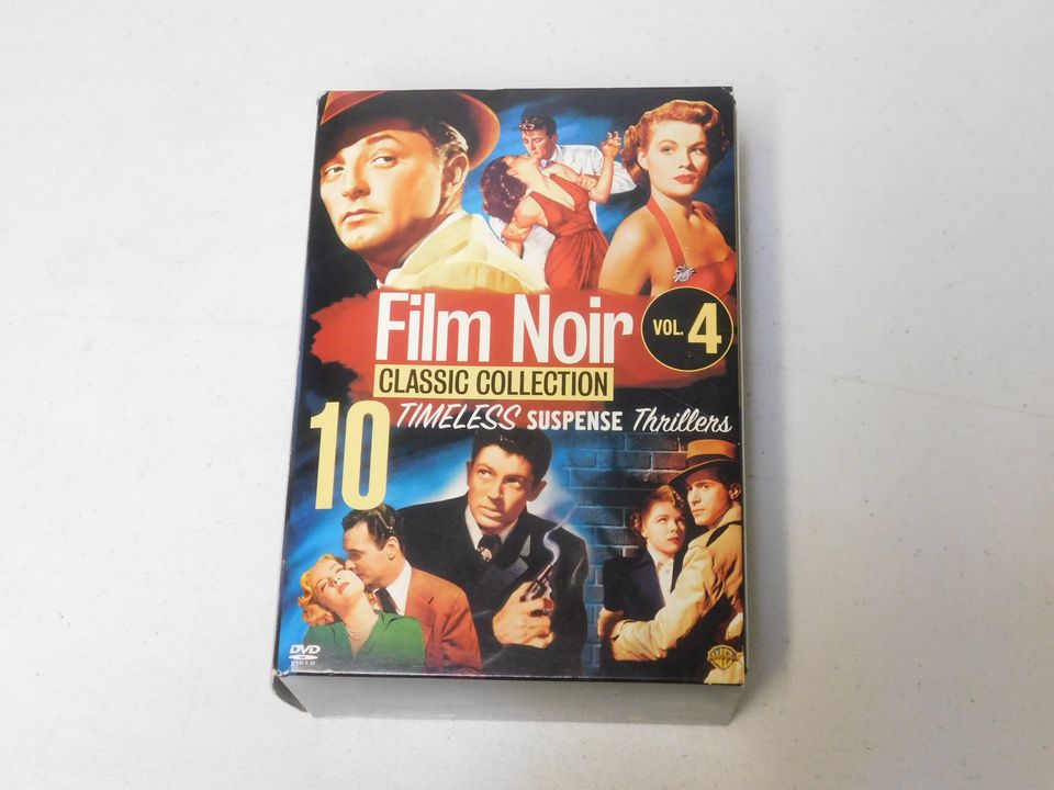 10 Film Noir Classic Collection Timeless Suspense Thrillers Vol. 4