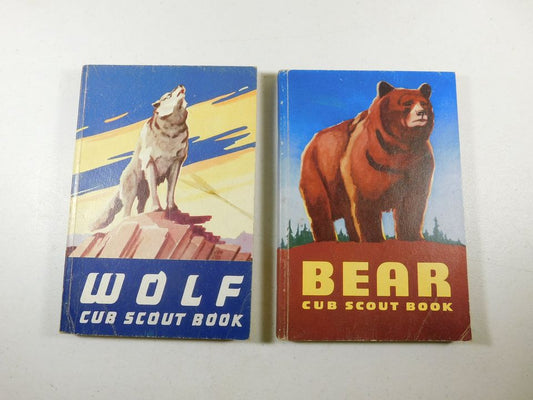 2 Cub Scout Books Wolf and Bear