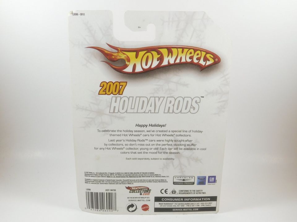 Hot Wheels Holiday Rods 2007 Plymouth Barracuda Funny Car 2 of 6