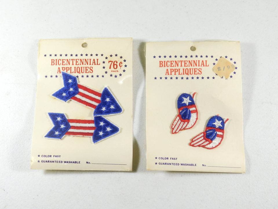 Vintage Set of Bicentennial Appliques