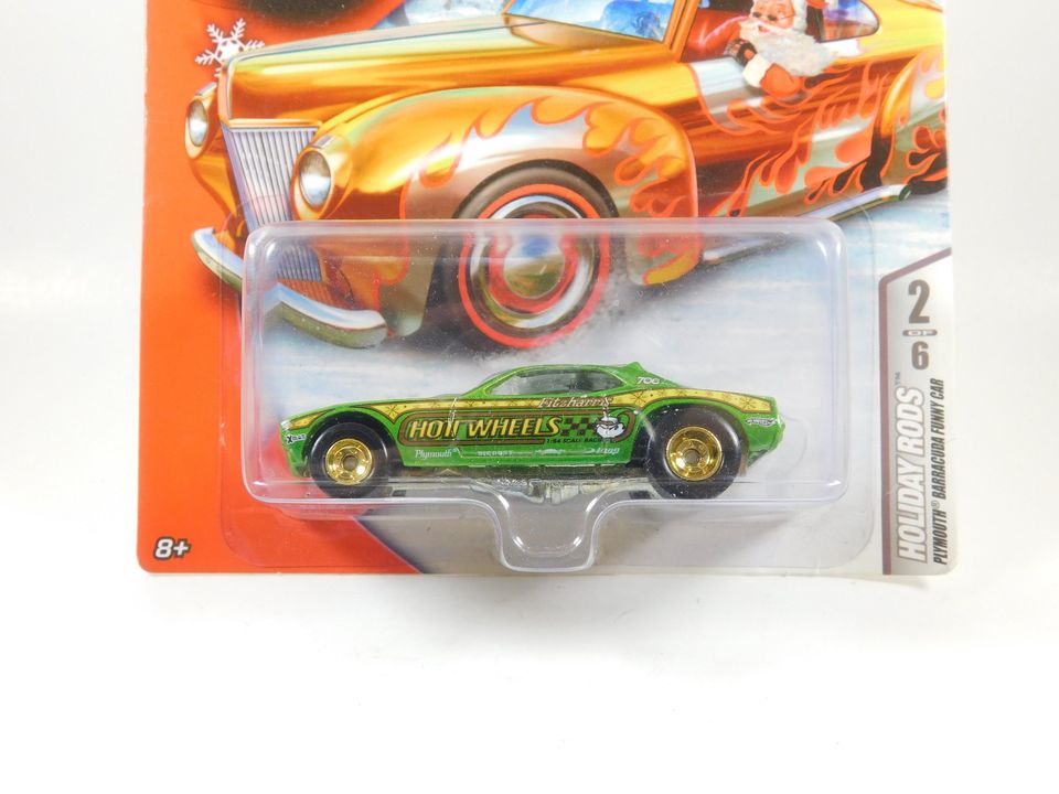 Hot Wheels Holiday Rods 2007 Plymouth Barracuda Funny Car 2 of 6