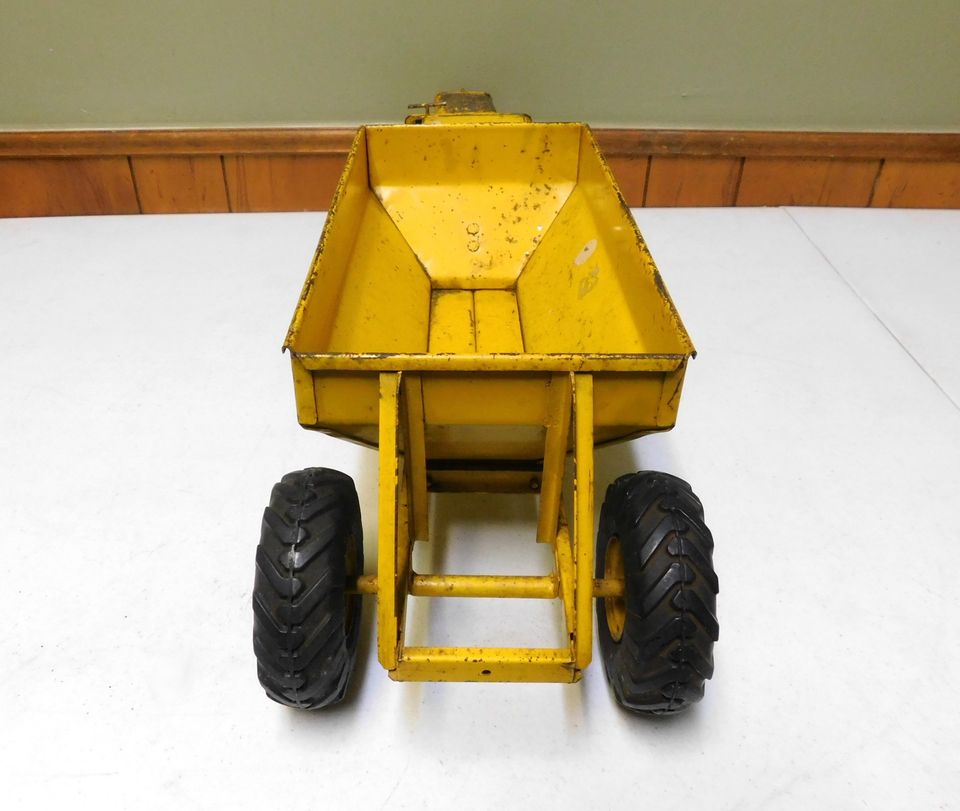 Vintage Yellow Pressed Steel Doepke Wooldridge Earth Mover