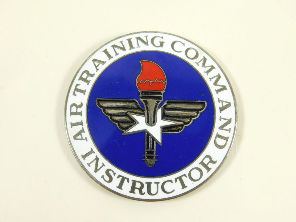 Vintage Air Training Command Instructor Button Pin