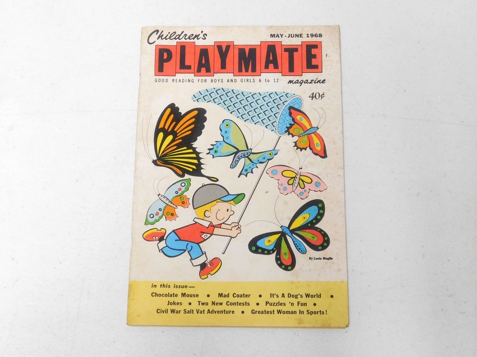 Vintage May-June 1968 Children's Playmat Magazine