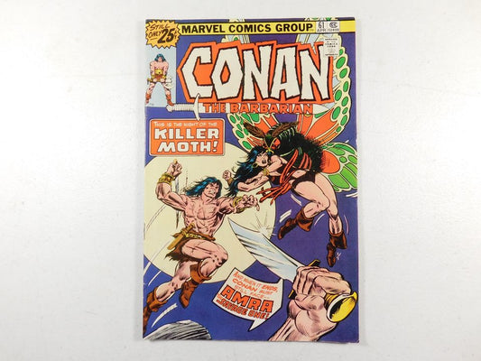 Vintage 1976 Conan The Barbarian Killer Moth Marvel Comic Book #61 Apr 02498