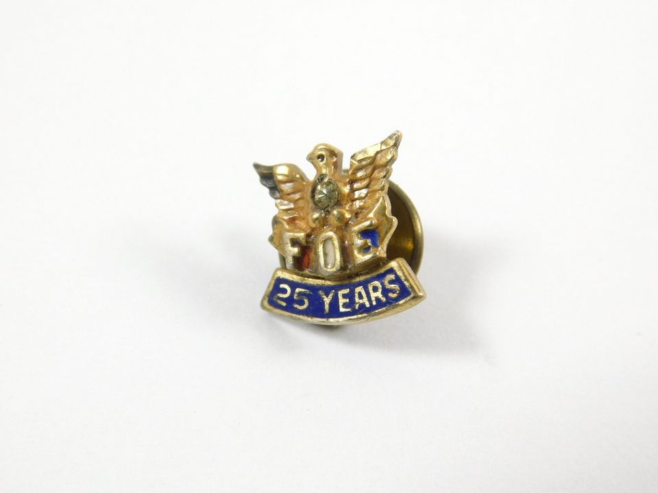 Vintage FOE Lapel Pins LA 25 Years