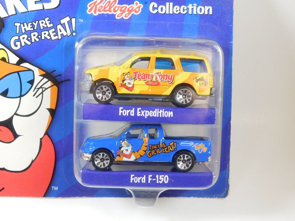 Matchbox Kellogg's Collection Frosted Flakes Ford Expedition and F-150