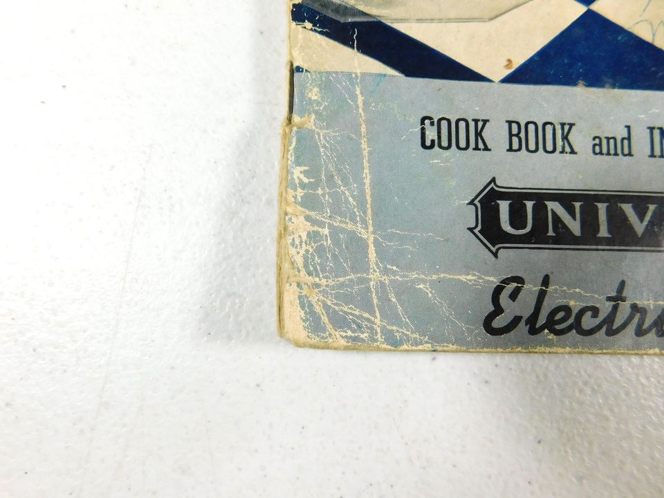 Vintage Modern Meals Prepared the Electric Way Universal Electric Ranges Cook Book