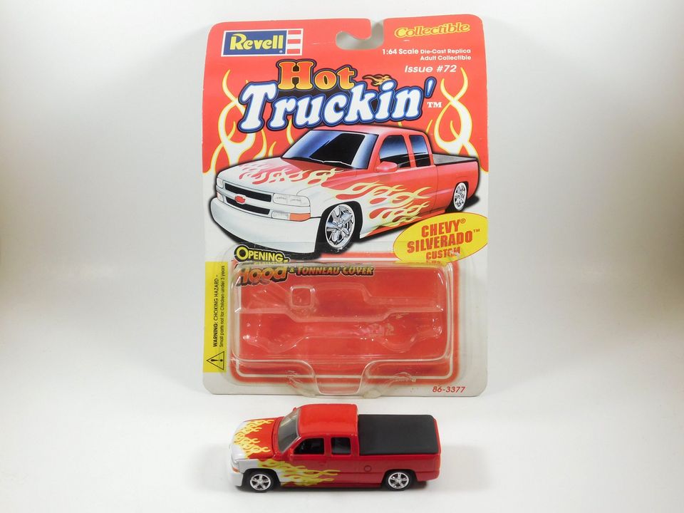 Revell Hot Truckin' Red Chevy Silverado Custom Issue #72