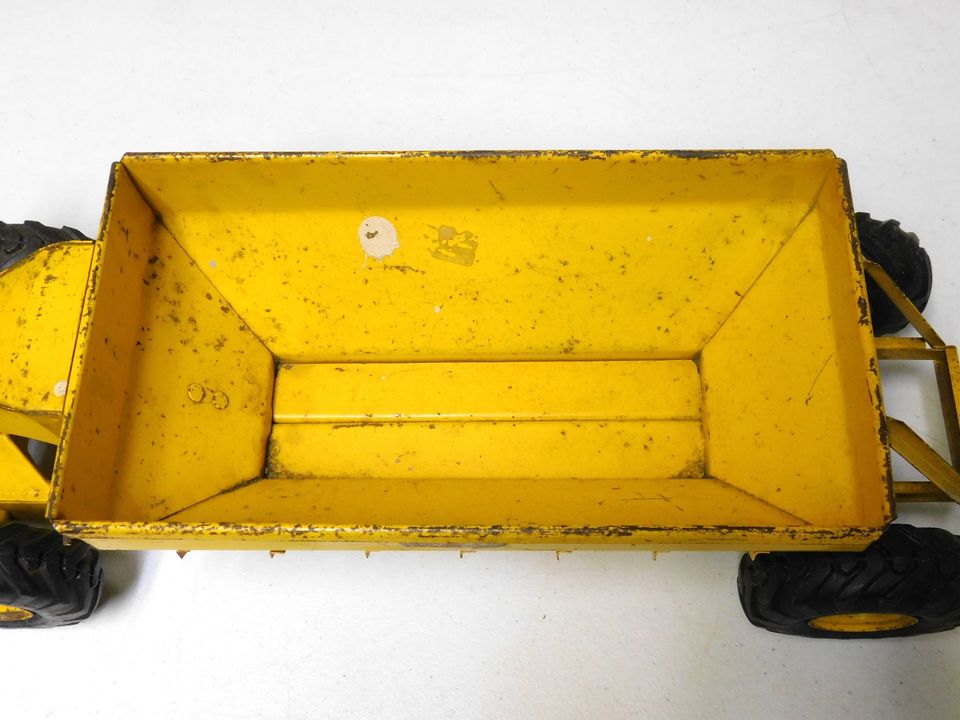 Vintage Yellow Pressed Steel Doepke Wooldridge Earth Mover