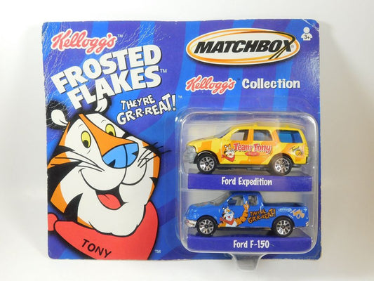 Matchbox Kellogg's Collection Frosted Flakes Ford Expedition and F-150