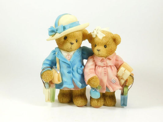 Cherished Teddies Patty and Peggy "Spending Time With You Is Priceless" Figurine