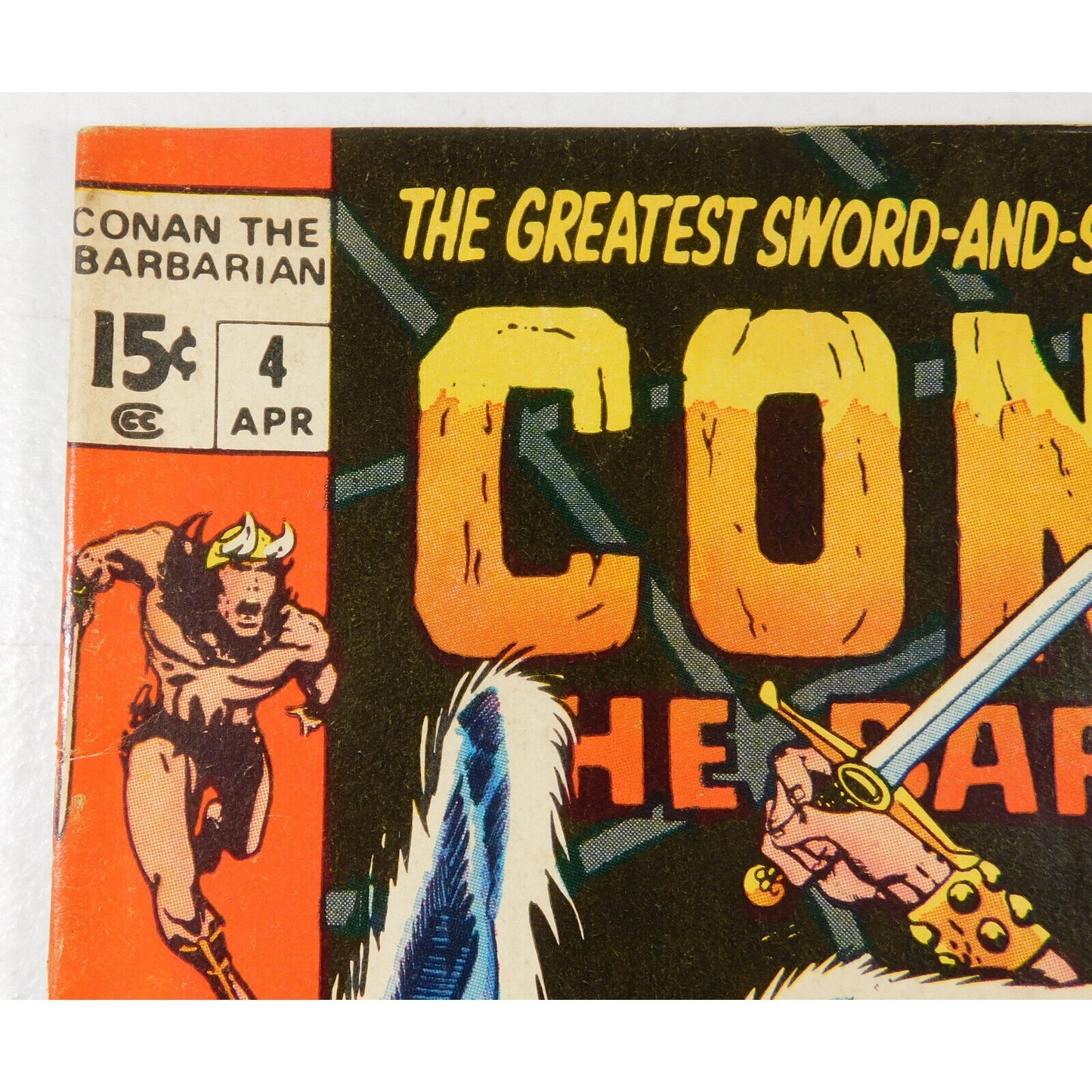 Vintage 1971 Conan The Barbarian #4 Apr Marvel Comic Book