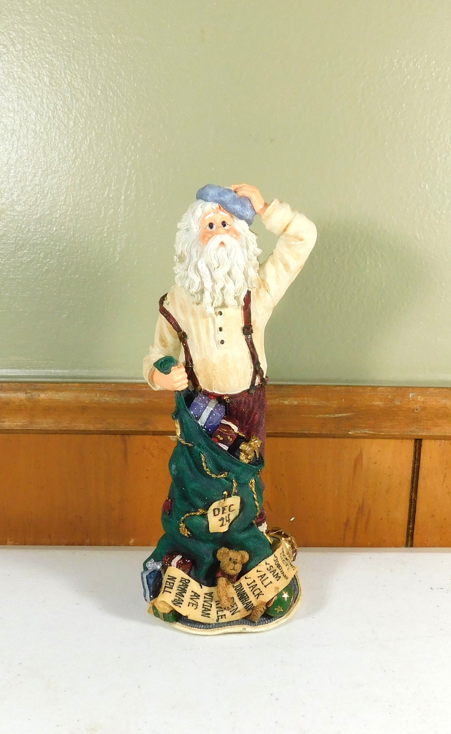 Boyds Holiday Collection "Poor Ol' Stressnick" Santa Claus Christmas Figure