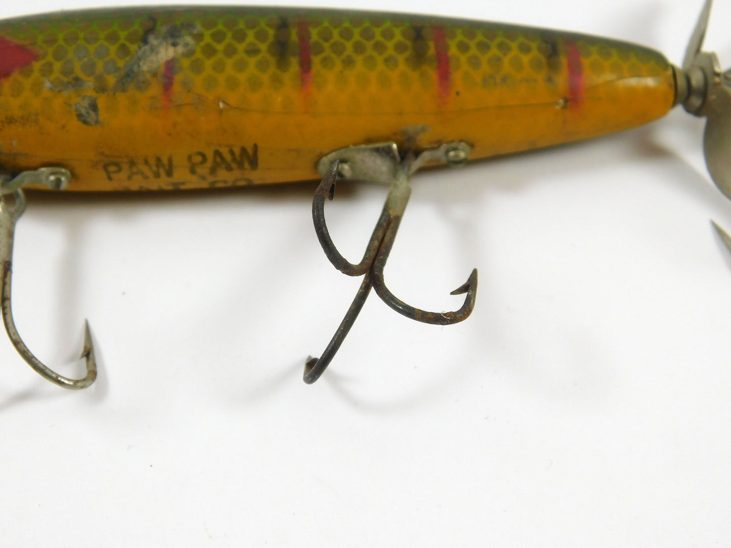 Vintage Paw Paw Bait Co. Wooden Fishing Lure