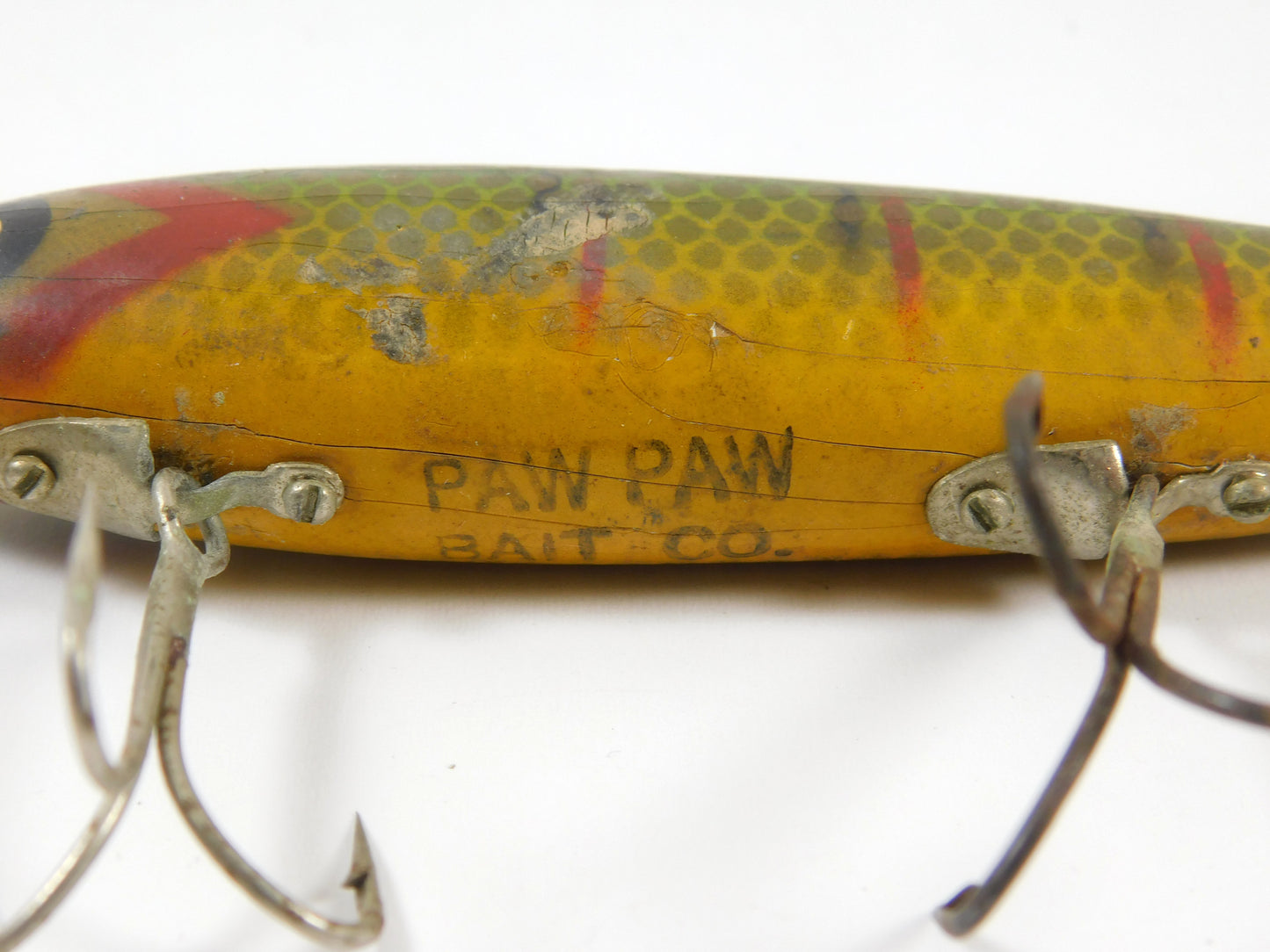 Vintage Paw Paw Bait Co. Wooden Fishing Lure