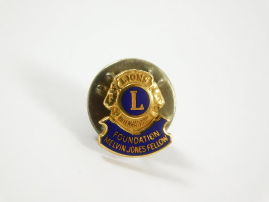 Lions International Foundation Melvin Jones Fellow 1/10 10K Gold Filled Pin