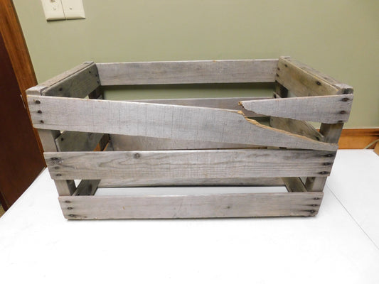 Vintage Niki Melons Wooden Crate Parts or Repair