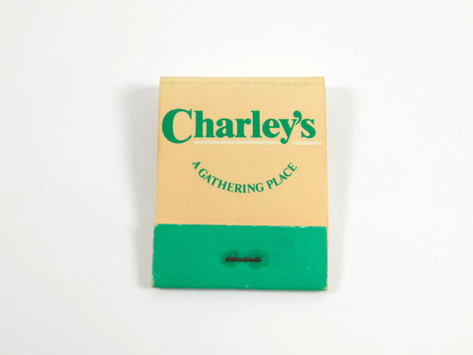 Vintage Charley's A Gathering Place Matchbook Advertising