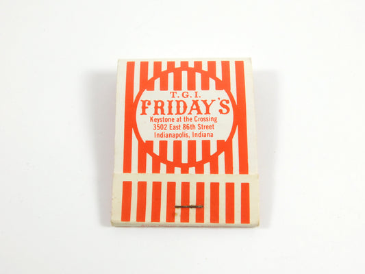 Vintage TGI Friday's Matchbook Keystone at the Crossing Indianapolis, IN