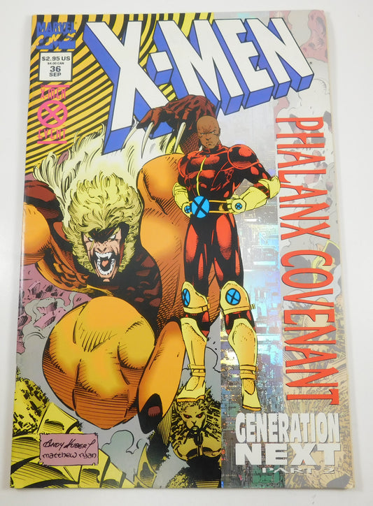 1994 Marvel X-Men Phalanx Covenant Generation Next Part 2 #36 Sep Comic Book