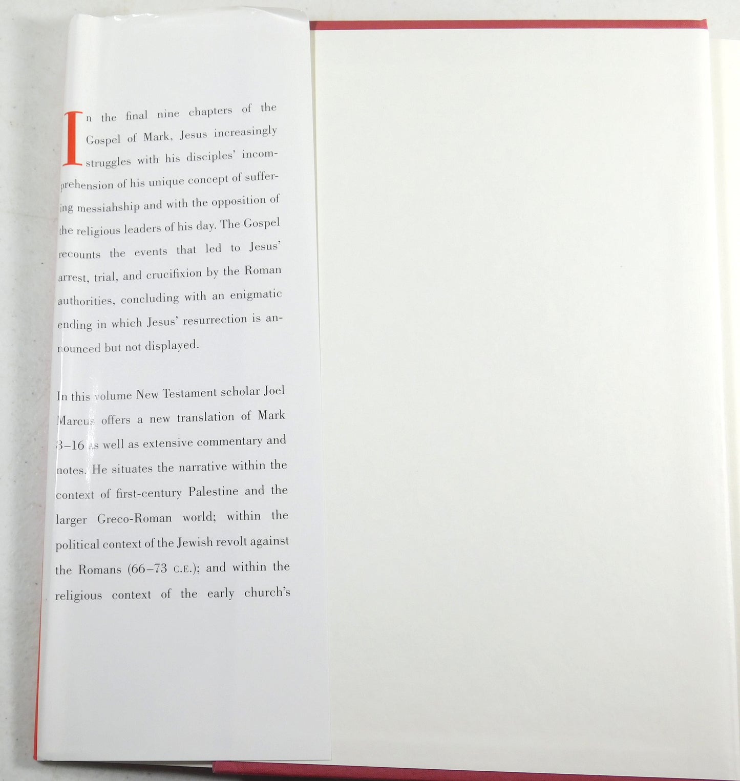 The Anchor Yale Bible Commentaries Ser.: Mark 8-16 by Joel Marcus