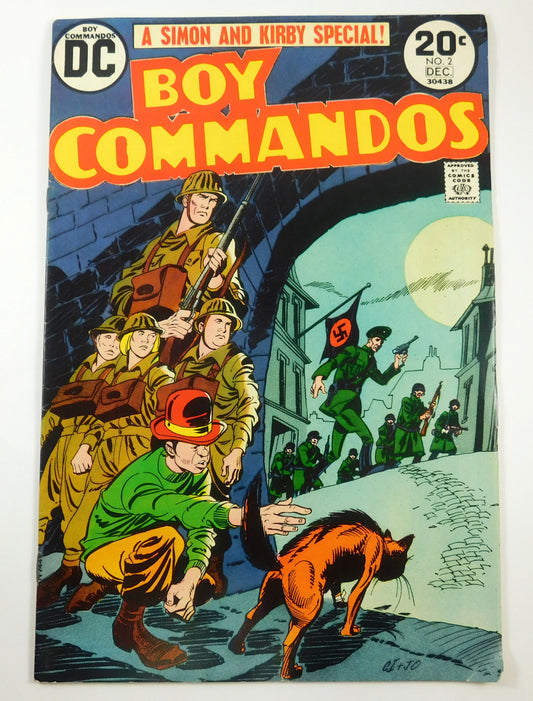 Vintage 1973 Boy Commandos #2 DC Comic Book