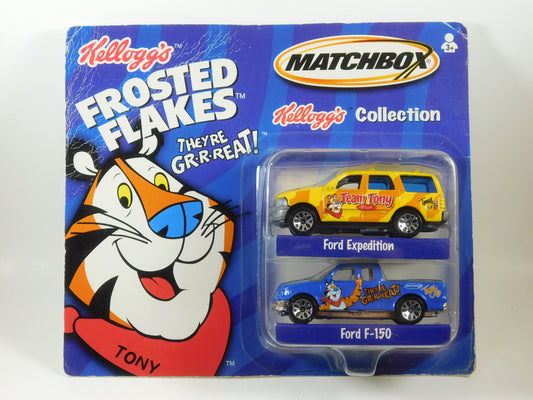 Matchbox Kellogg's Collection Frosted Flakes Ford Expedition and F-150