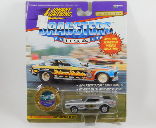 Johnny Lightning '71 Silver Blue Max Raymond Beadle Dragsters USA Cars