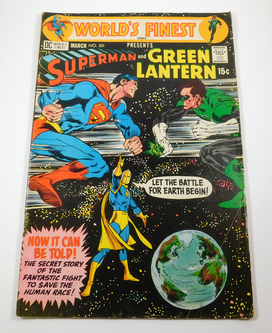 Vintage 1971 World's Finest Comics #201 Comic Book