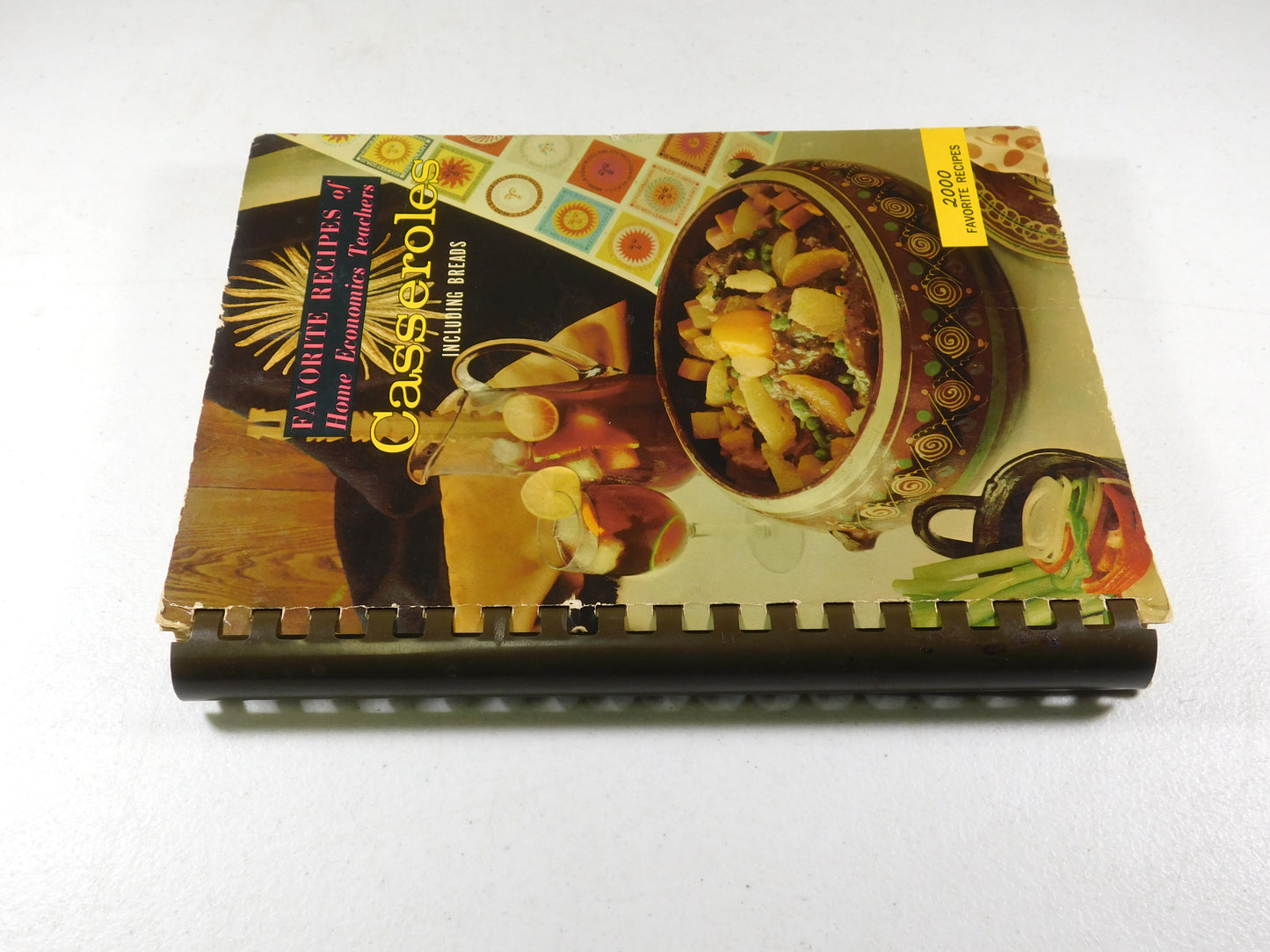 Vintage 1965 Favorite Recipes of Home Economics Teachers Casseroles with Bread
