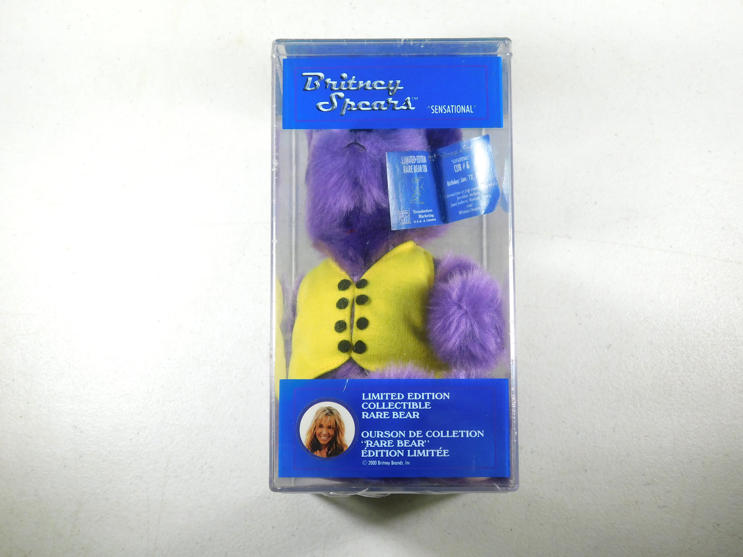 Britney Spears "Sensational" Limited Edition Collectible Rare Bear
