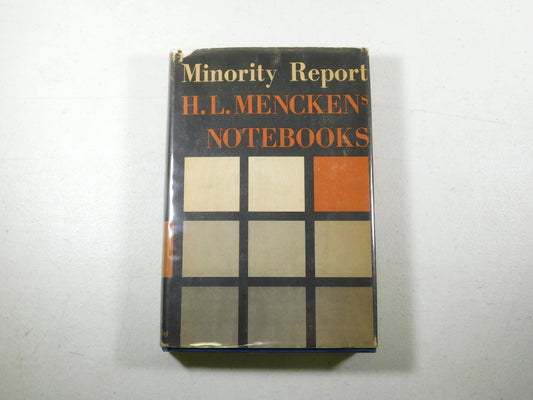 Vintage 1956 Minority Report H.L. Mencken Notebook