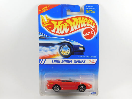 Hot Wheels Red Camaro Convertible 1995 Model Series #8