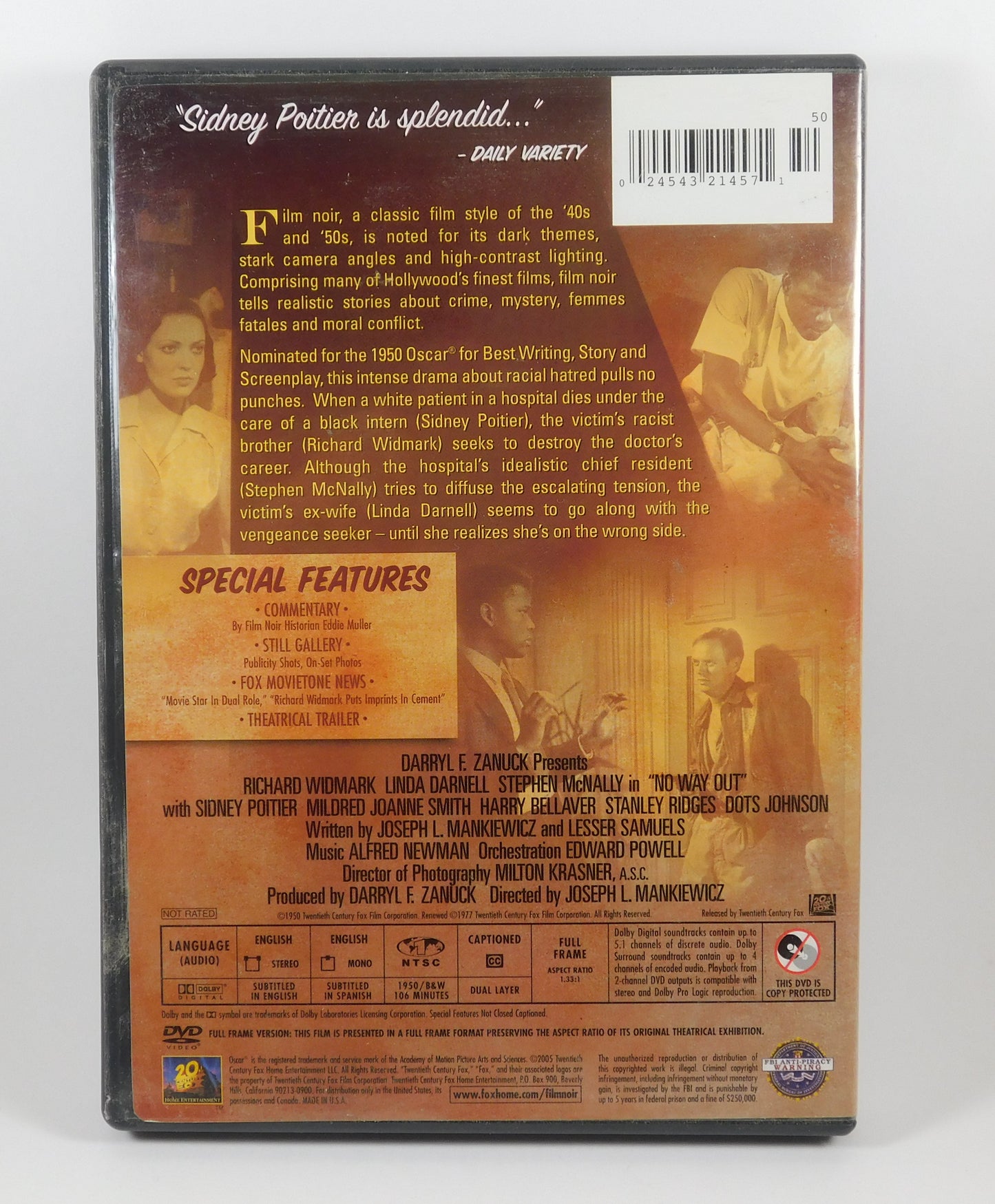 No Way Out (DVD, 1950)