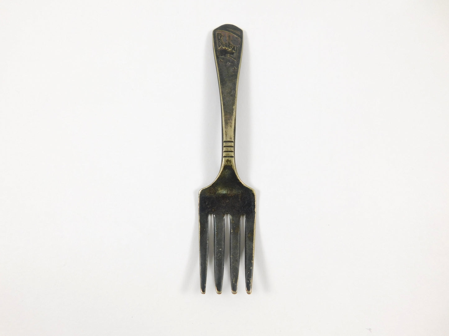 Vintage Imperial Silver Plate Baby Fork