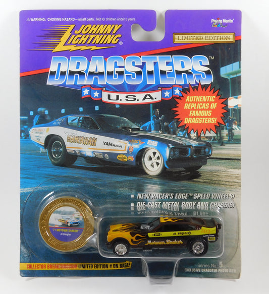 Johnny Lightning Dark Red '71 Motown Shaker Al Bergler Dragsters USA Car